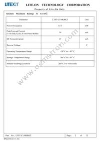 LTST-C150KRKT Datasheet Page 3