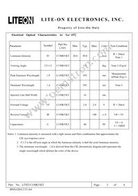 LTST-C150KYKT Datasheet Page 3