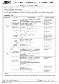 LTST-C150TGKT Datasheet Page 11