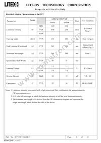 LTST-C155GYKT Datasheet Page 5