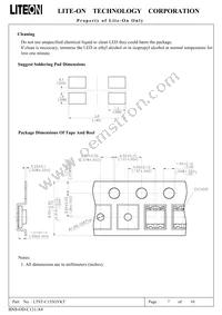 LTST-C155GYKT Datasheet Page 8