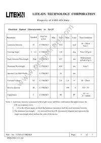 LTST-C170KEKT Datasheet Page 3