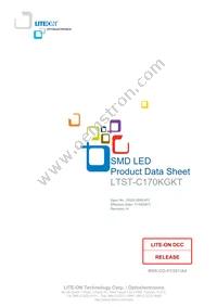 LTST-C170KGKT Datasheet Cover