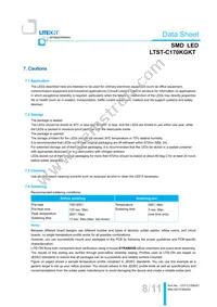 LTST-C170KGKT Datasheet Page 9