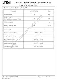 LTST-C170KRKT Datasheet Page 3