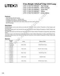 LTST-C170KYKT Datasheet Cover