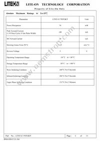 LTST-C170TGKT Datasheet Page 3