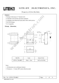 LTST-C170UBKT Datasheet Cover