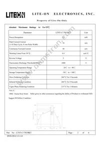 LTST-C170UBKT Datasheet Page 2