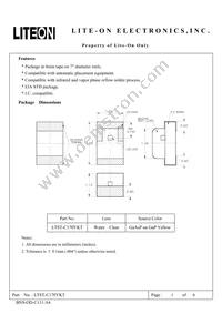 LTST-C170YKT Datasheet Cover