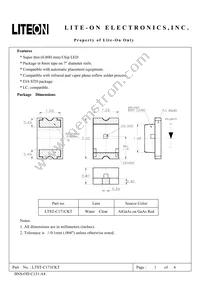 LTST-C171CKT Datasheet Cover