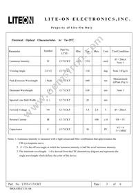 LTST-C171CKT Datasheet Page 3