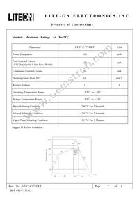 LTST-C171EKT Datasheet Page 2