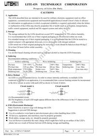 LTST-C171KEKT Datasheet Page 9