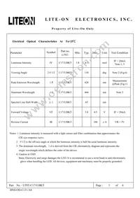 LTST-C171UBKT Datasheet Page 3