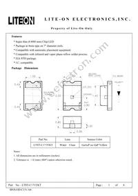 LTST-C171YKT Datasheet Cover