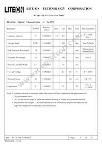 LTST-C190AKT Datasheet Page 3