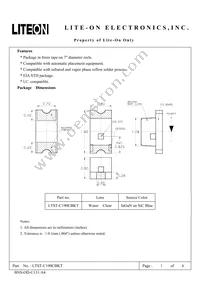 LTST-C190CBKT Datasheet Cover