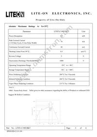 LTST-C190UBKT Datasheet Page 2