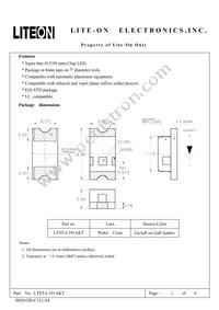 LTST-C191AKT Datasheet Cover