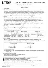 LTST-C191GKT Datasheet Page 9