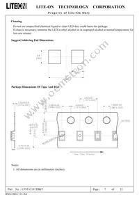 LTST-C191TBKT Datasheet Page 8