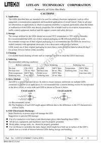 LTST-C193KRKT-2A Datasheet Page 9