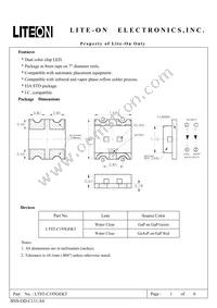 LTST-C195GEKT Datasheet Cover