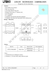 LTST-C195KGJEKT Datasheet Cover