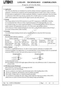 LTST-C195KGJEKT Datasheet Page 9
