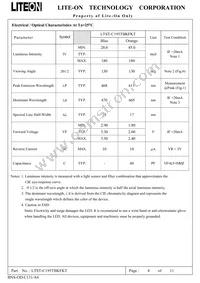 LTST-C195TBKFKT Datasheet Page 5