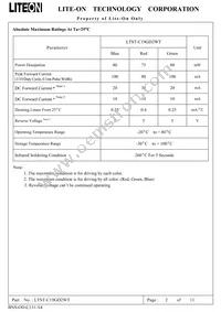 LTST-C19GD2WT Datasheet Page 3