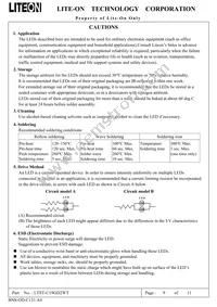 LTST-C19GD2WT Datasheet Page 10