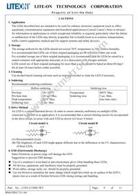 LTST-C19HE1WT Datasheet Page 10