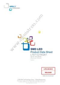 LTST-C21KGKT Datasheet Cover