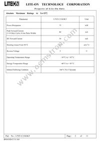 LTST-C21KSKT Datasheet Page 3