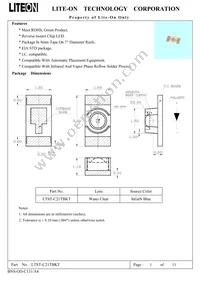 LTST-C21TBKT Datasheet Page 2