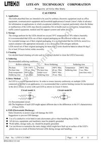 LTST-C21TBKT Datasheet Page 10