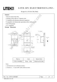 LTST-C230CBKT Datasheet Cover