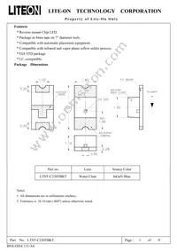 LTST-C230TBKT Datasheet Cover