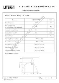 LTST-C930EKT Datasheet Page 2