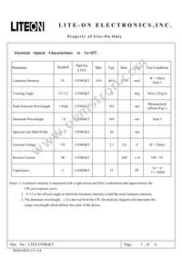 LTST-C930GKT Datasheet Page 3