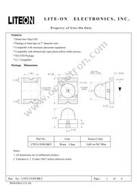 LTST-C930UBKT Datasheet Cover