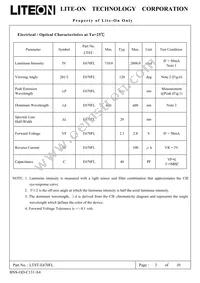 LTST-E670FL Datasheet Page 3