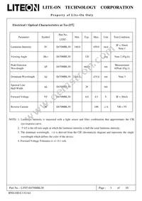 LTST-E670MBL30 Datasheet Page 3