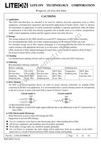 LTST-E670MBL30 Datasheet Page 8