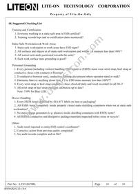 LTST-E670RL Datasheet Page 10