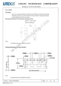 LTST-G563EGBW Datasheet Page 10