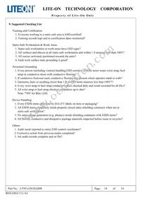 LTST-G563EGBW Datasheet Page 15