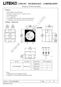 LTST-N683GBEW Datasheet Page 2